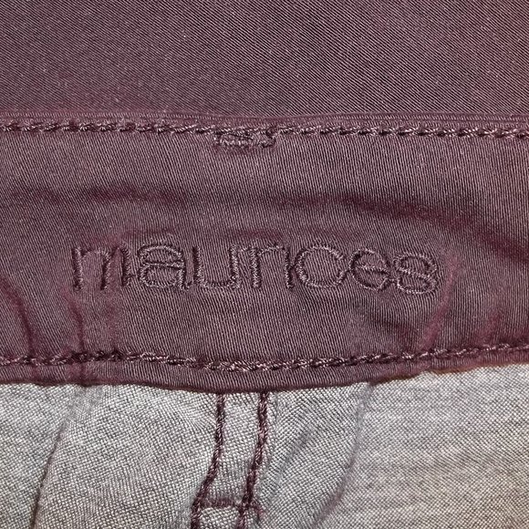 Maurices Womens Jeggings Jeans Size XS-R Straight Leg Casual Streetwear Purple - Picture 3 of 5